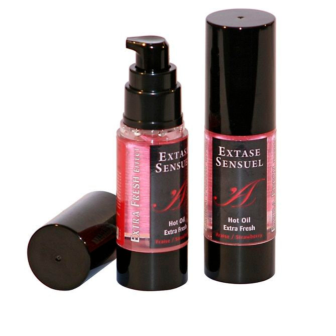 EXTASE SENSUAL – MASSAGEÖL MIT EXTRA FRISCHEM ERDBEER-EFFEKT 30 ML