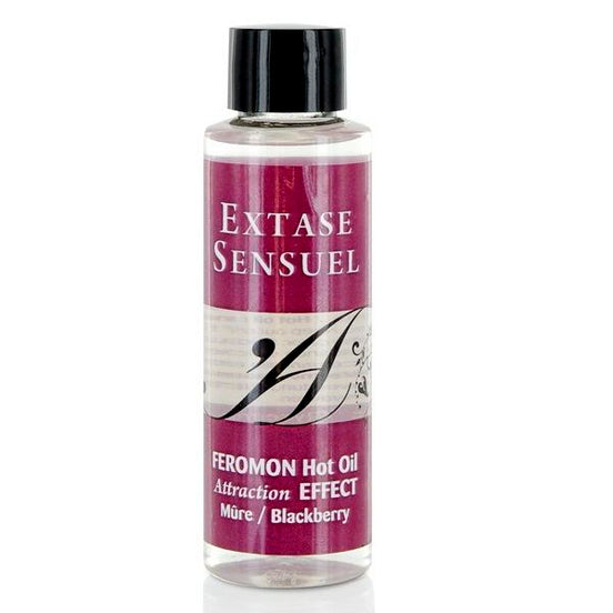 EXTASE SENSUAL – WÄRMENDES MASSAGEÖL MIT BROMBEER-PHEROMONEN 100 ML