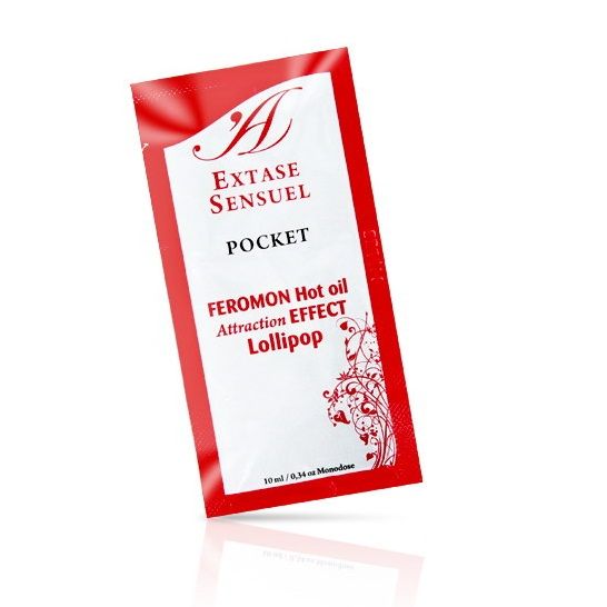 EXTASE SENSUAL – MASSAGEÖL MIT WÄRMEEFFEKT PHEROMONE LOLLIPOP 10 ML