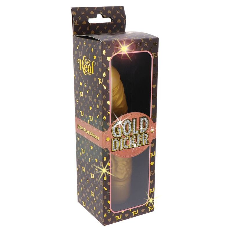 GET REAL - GOLD DICKER ORIGINAL Sensory Device GOLD