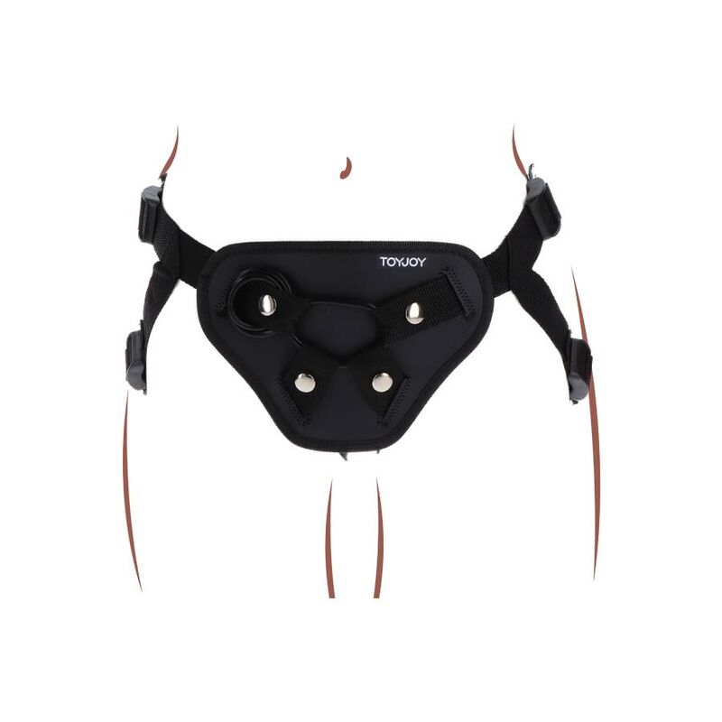 GET REAL – STRAP-ON DELUXE HARNESS SCHWARZ