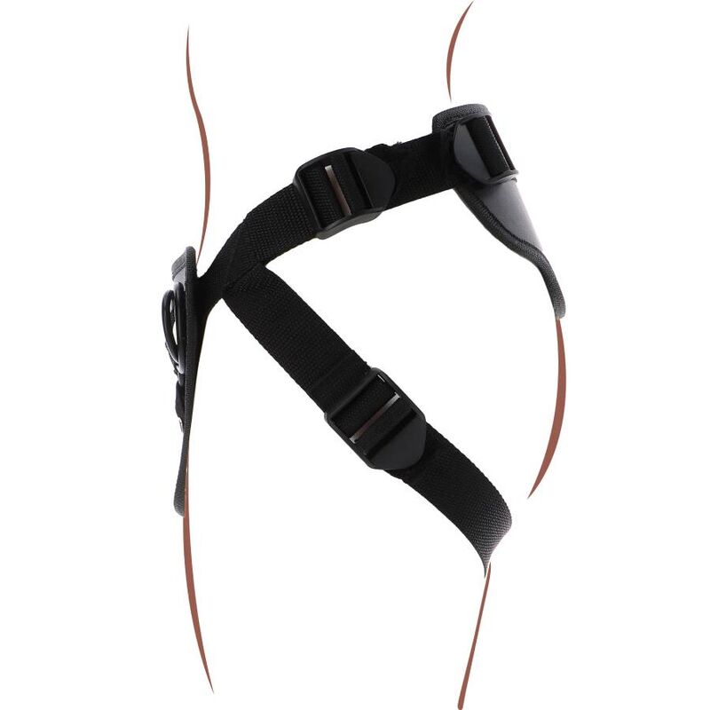 GET REAL – STRAP-ON DELUXE HARNESS SCHWARZ