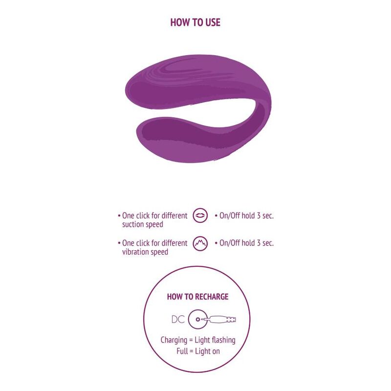 XOCOON - BOUND LOVE COUPLES Sensory Device PURPLE