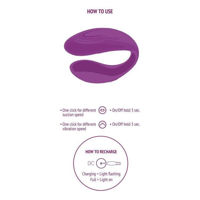 XOCOON - BOUND LOVE COUPLES Sensory Device PURPLE