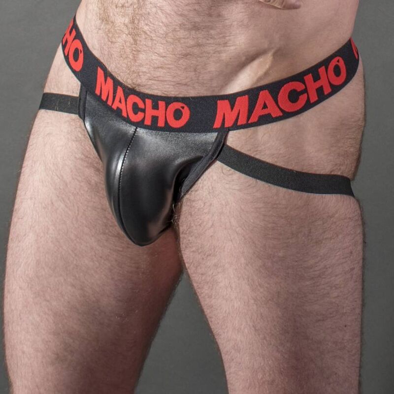 MACHO – MX25RC JOCK ROTES LEDER