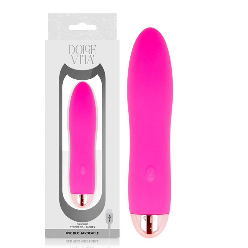 DOLCE VITA - RECHARGEABLE Sensory Device FOUR PINK 7 SPEEDS