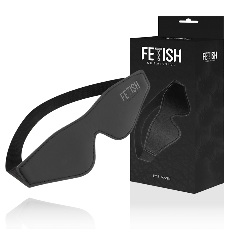 FETISCH SUBMISSIVE – VEGANLEDERMASKE MIT NEOPRENFUTTER