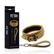 FETISCH SUBMISSIVE ORIGEN - NEOPREN GEFÜTTERTE HALSKETTE MIT KETTE
