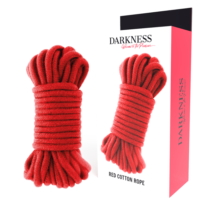 DUNKELHEIT - JAPANISCHES SEIL 5 M ROT