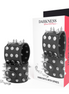 DARKNESS - SKULLS AND BONES BLACK SPIKED HANDCUFFS