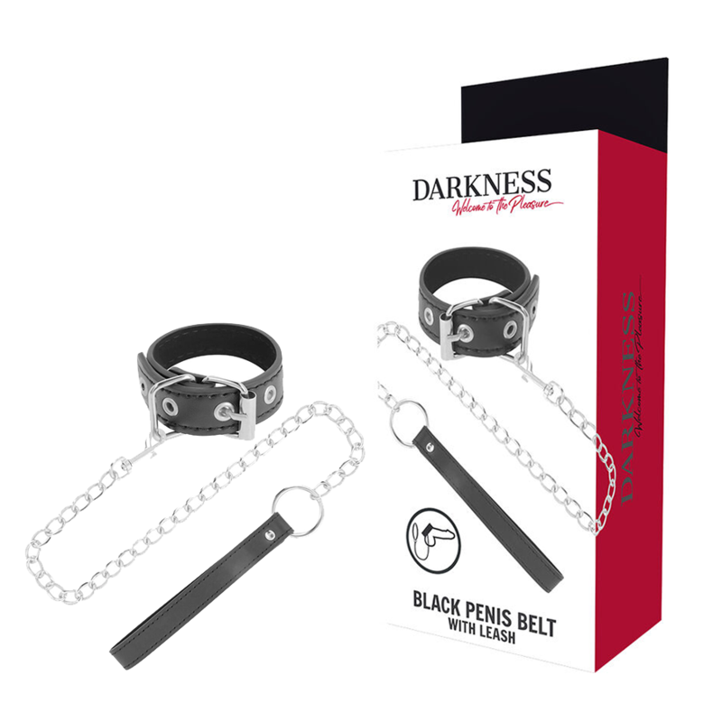 DARKNESS - PENISRING MIT STRAP