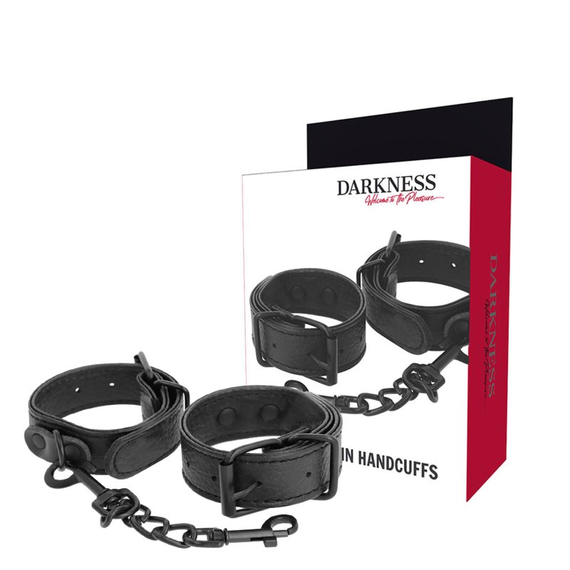 DUNKELHEIT - BREITE, DÜNNE, STRUKTURIERTE HANDSCHELLEN