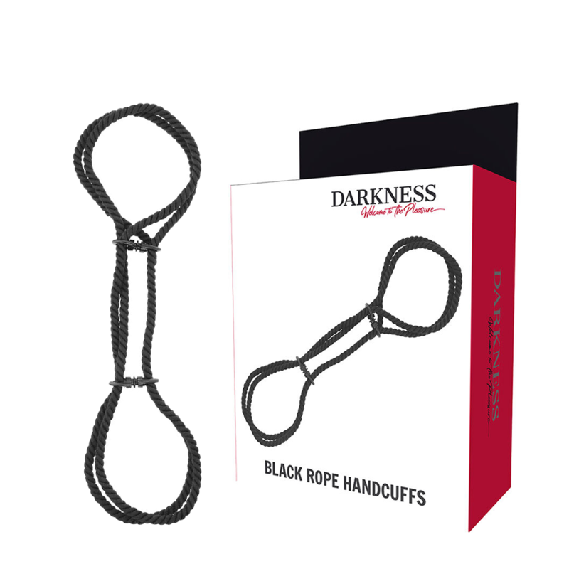DARKNESS – 100% BAUMWOLLE SEILHANDSCHELLEN ODER FUSSHANDSCHELLE