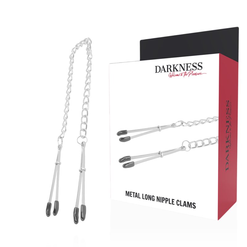 DARKNESS - VERSTELLBARE NIPPELKLEMMEN AUS METALL