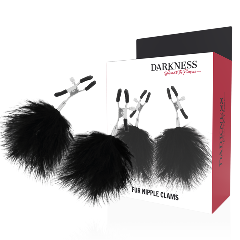 DARKNESS - POM-POM-Nippelklammern 2