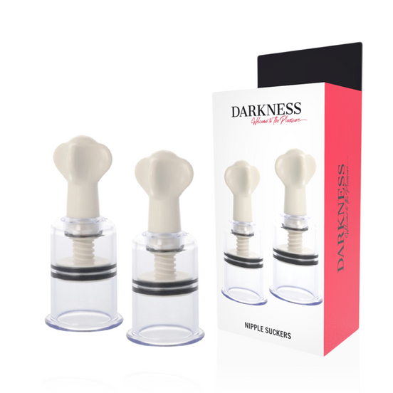 DUNKELHEIT - TRANSPARENTER NIPPELSÄUGER 5CM DURCHMESSER