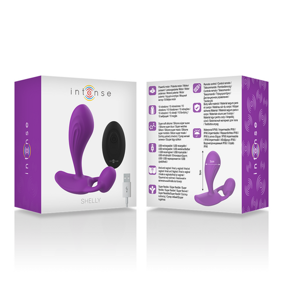 INTENSE - SHELLY PLUG ANAL FERNBEDIENUNG VIOLETT