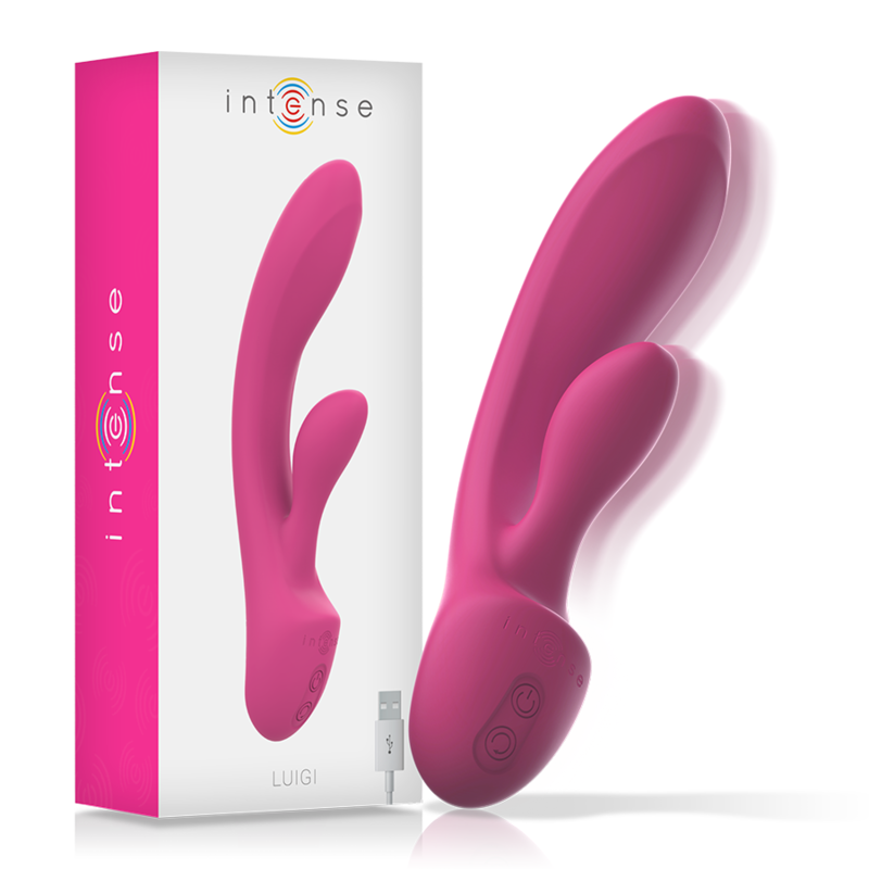 INTENSE - LUIGI RABBIT Sensory Device PINK LIQUID SILICONE