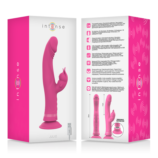 INTENSE - JULIO RABBIT Sensorisches Gerät ROSA SILIKON