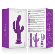INTENSE - CASANOVA RABBIT SILICONE Sensory Device TRIPLE MOTOR PURPLE