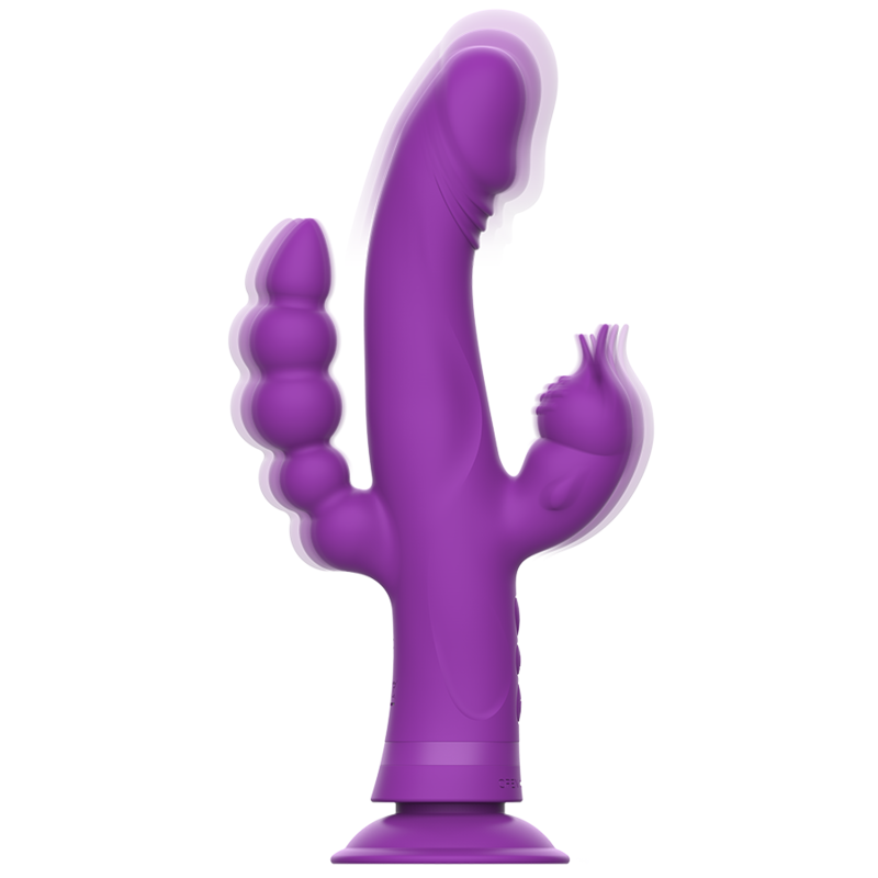 INTENSE - CASANOVA RABBIT SILICONE Sensory Device TRIPLE MOTOR PURPLE