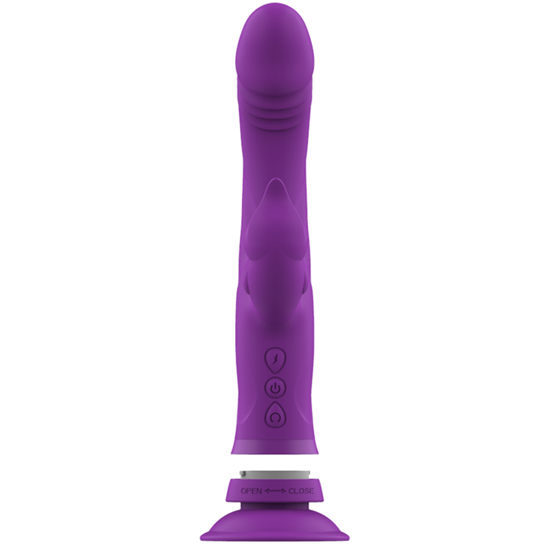 INTENSE - CASANOVA RABBIT SILICONE Sensory Device TRIPLE MOTOR PURPLE