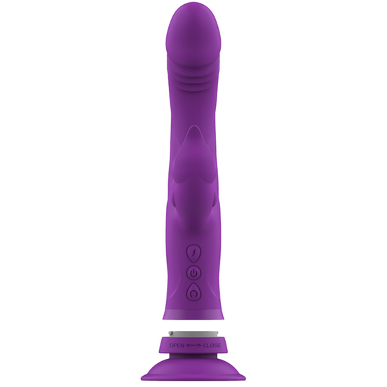 INTENSE - CASANOVA RABBIT SILICONE Sensorisches Gerät TRIPLE MOTOR VIOLETT