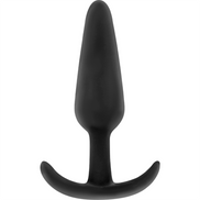 BLACK&SILVER - KAEL SILIKON ANALPLUG MIT MITTELGROSSEM GRIFF