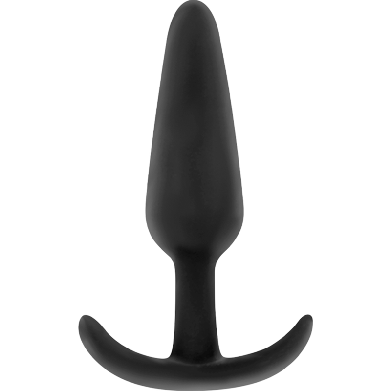 BLACK&SILVER - KAEL SILIKON ANALPLUG MIT MITTELGROSSEM GRIFF
