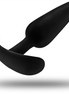 BLACK&SILVER - KAEL SILIKON ANALPLUG MIT MITTELGROSSEM GRIFF