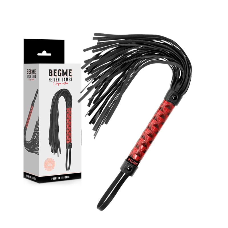 BEGME - RED EDITION VEGANES LEDER FLOGGER