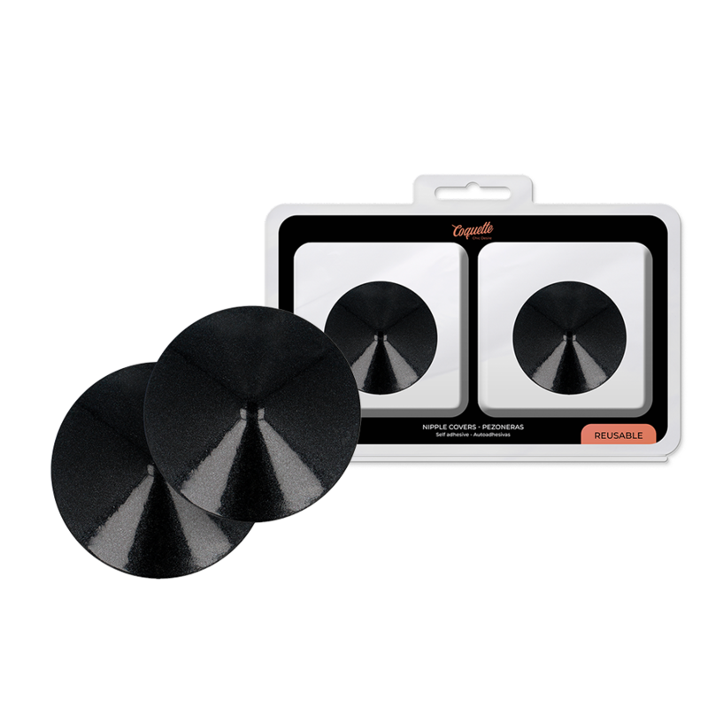COQUETTE CHIC DESIRE - NIPPEL-COVER SCHWARZE KREISE