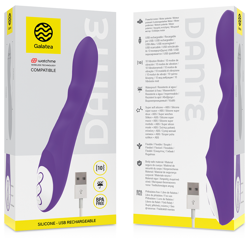 GALATEA - DANTE LILAC Sensory Device COMPATIBLE WITH WATCHME WIRELESS TECHNOLOGY