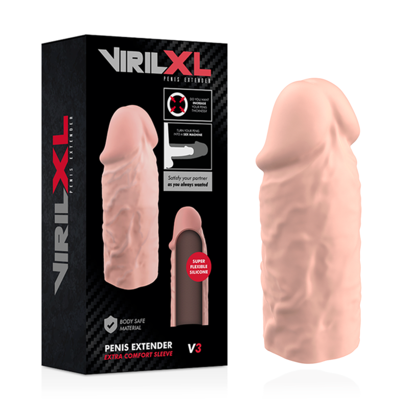 VIRILXL - FLÜSSIGES SILIKON V3 NATÜRLICHE PENISVERLÄNGERUNG