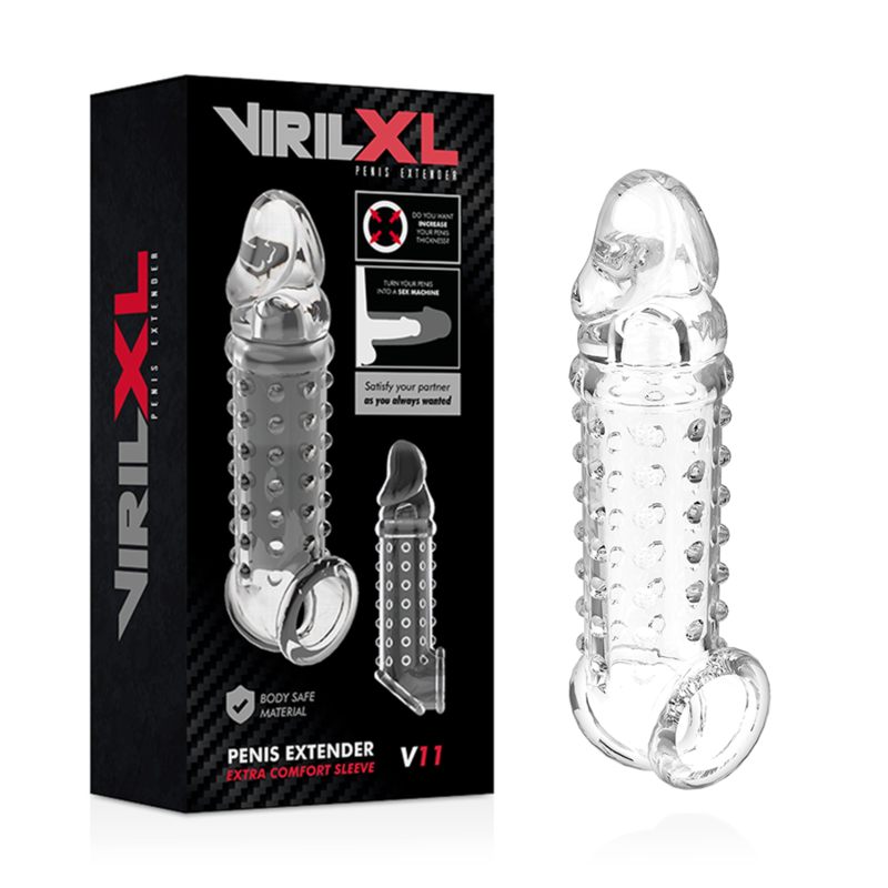 VIRILXL - PENISVERGRÖSSERUNG UND HÜLLE V11 TRANSPARENT