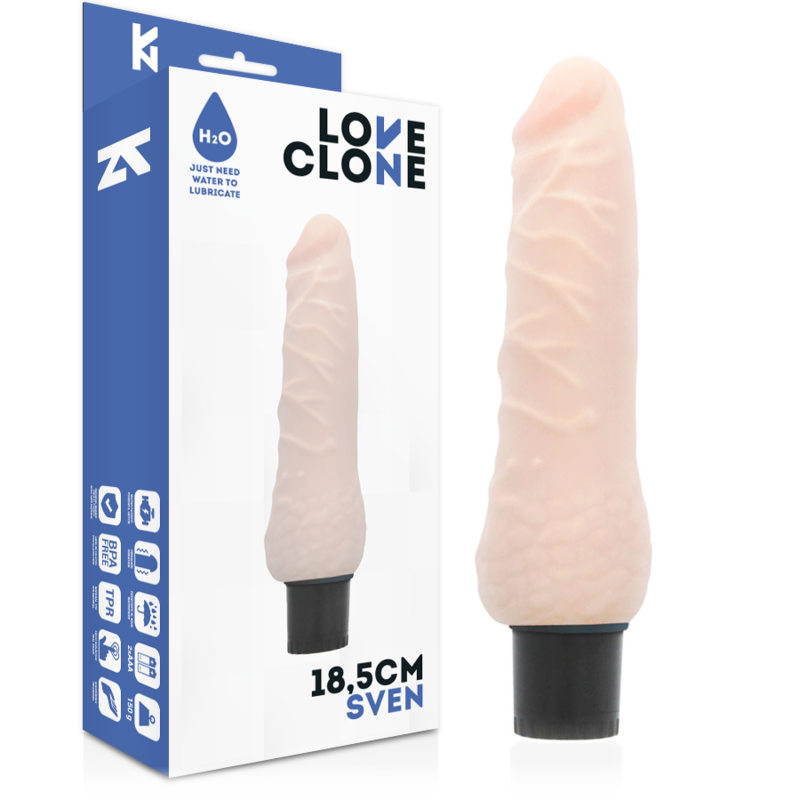 LOVECLONE - SVEN SELBSTSCHMIERENDES Sensorgerät 18,5 CM -O- 3,3 CM