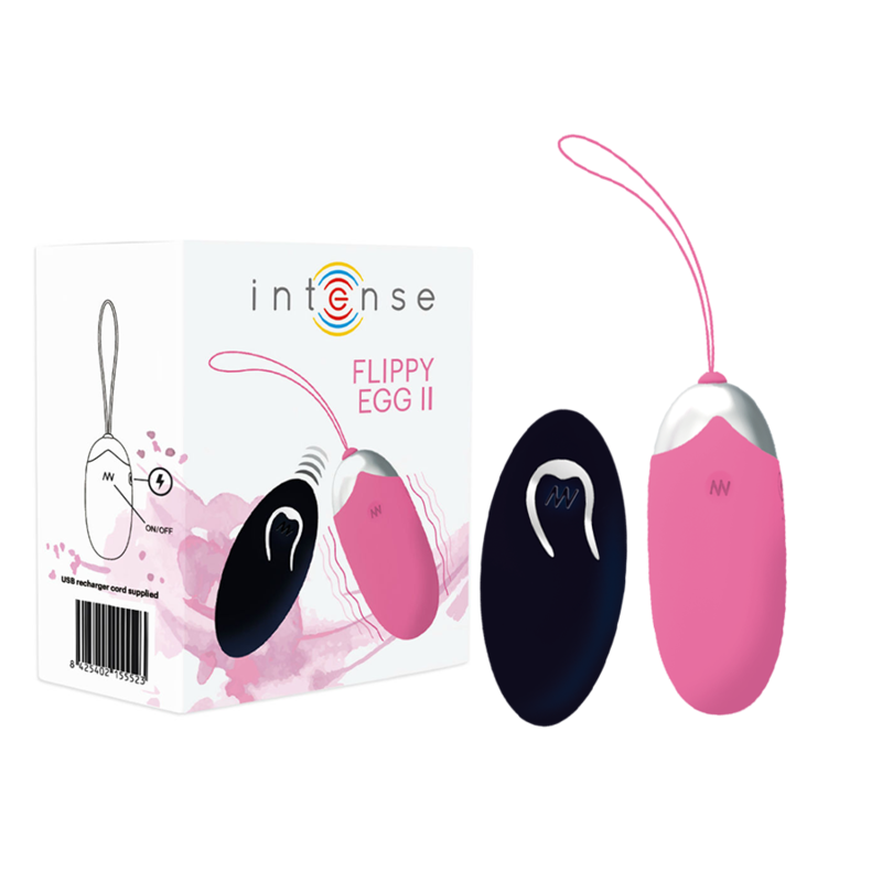 INTENSE - FLIPPY II VIBRIERENDES EI MIT FERNBEDIENUNG PINK