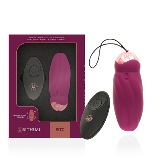 RITHUAL - SITA EGG FERNBEDIENUNG PERLEN-ROTATION + VIBRATION