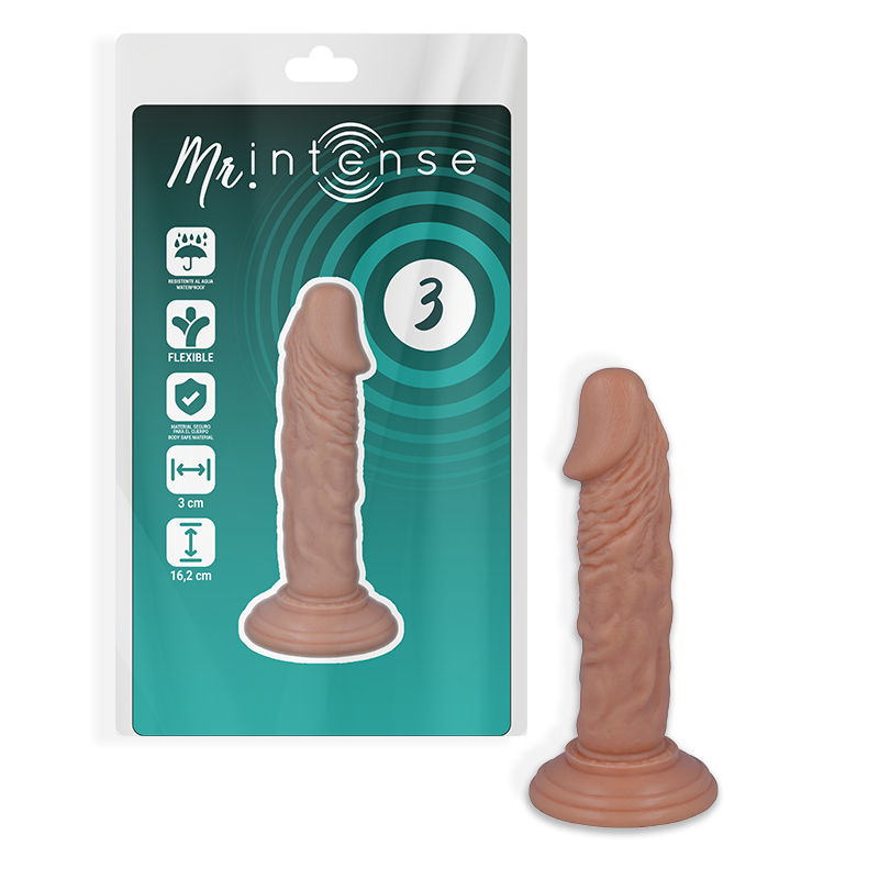 MR. INTENSE - 3 REALISTISCHE PENIS 16,2 CM -O- 3 CM