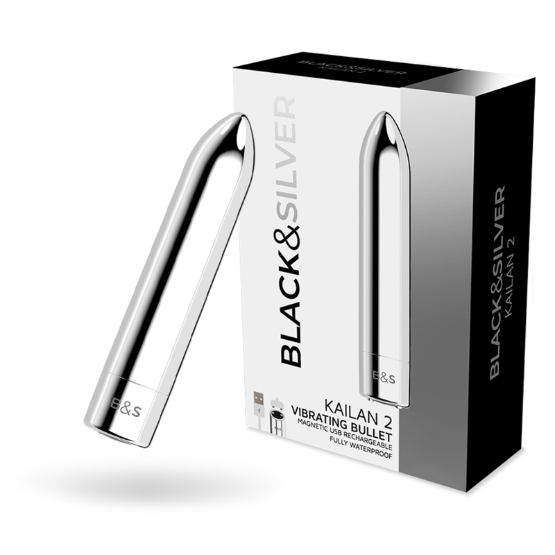 BLACK&SILVER - KAILAN 2 SILBER VIBRIERENDES MAGNETGESCHOSS