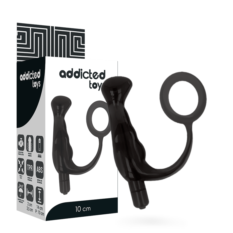 ADDICTED TOYS - Sensory Device PROST TICO BLACK 10 CM