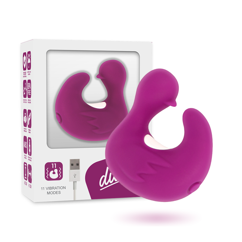 COVERME - DUCKYMANIA WIEDERAUFLADBARER STIMULIERENDER SILIKON-ENTENFINGERLING