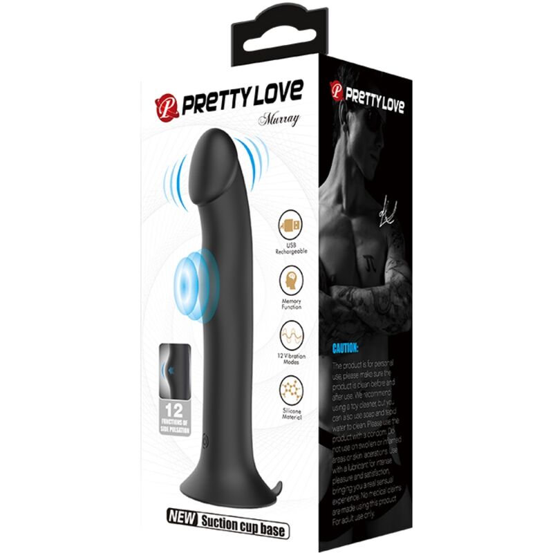 PRETTY LOVE - MURRAY BLACK CLITORAL Sensory Device AND SUCKER