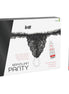 INTT RELEASES - BRAZILIAN BLACK PANTY WITH PEARLS AND LUBRICANT GEL 50 ML
