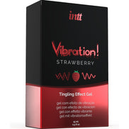 INTT - KRAFTVOLLER INTIMSTIMULANS FLÜSSIGES VIBRIERENDES GEL ERDBEERE 15 ML