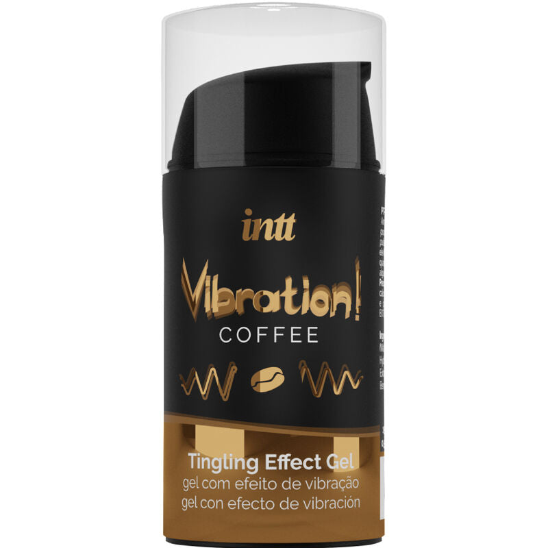 INTT - LEISTUNGSSTARKES INTIMSTIMULIERENDES FLÜSSIGES VIBRIERENDES GEL KAFFEE 15ML
