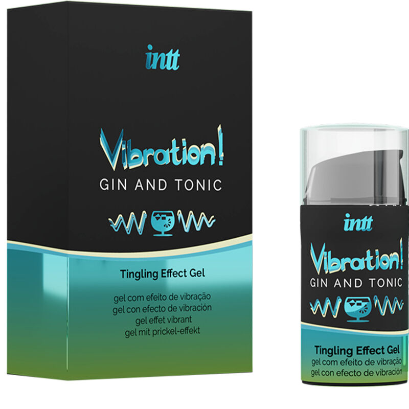 INTT - KRAFTVOLLES INTIMES STIMULANS LIQUID Sensorisches Geräte GEL GIN & TONIC 15ML
