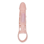 PRETTY LOVE - HARRISON PENISVERLÄNGERUNGSHÜLSE MIT VIBRATION UND RIEMEN 13,5 CM