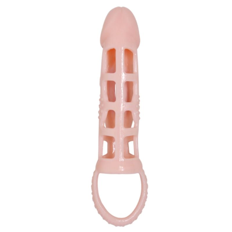 PRETTY LOVE - HARRISON PENISVERLÄNGERUNGSHÜLSE MIT VIBRATION UND RIEMEN 13,5 CM