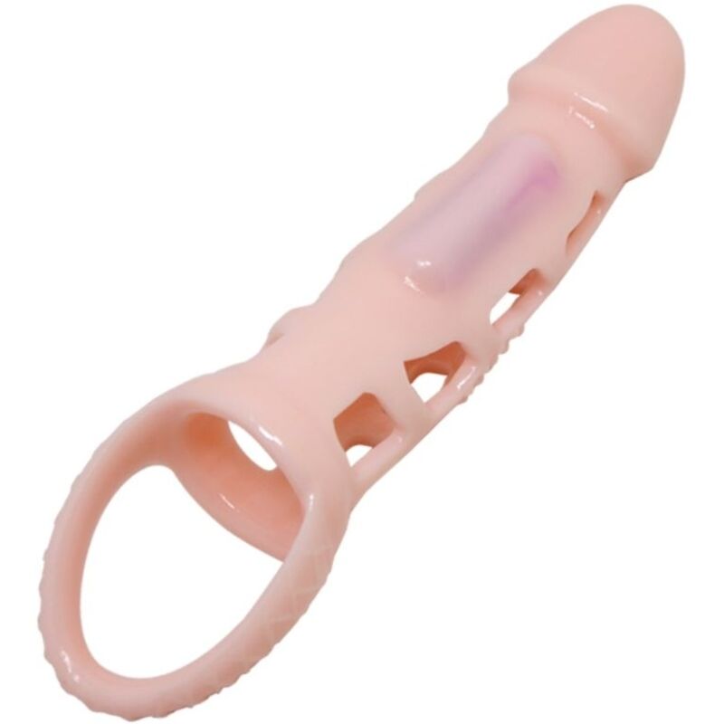 PRETTY LOVE - HARRISON PENISVERLÄNGERUNGSHÜLSE MIT VIBRATION UND RIEMEN 13,5 CM
